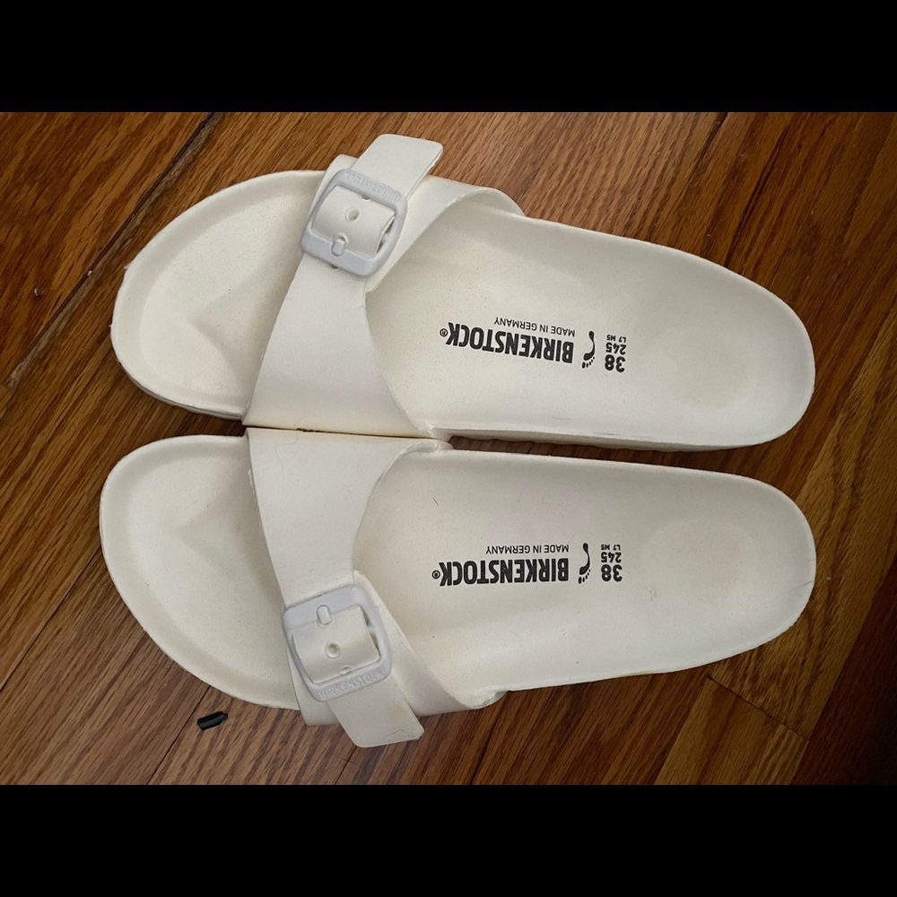 Birkenstock Madrid white plastic